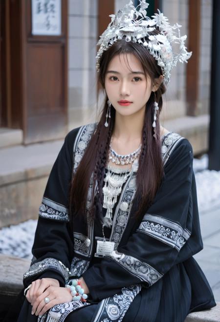 苗元素衣服SDXL|Hmong Elements costume