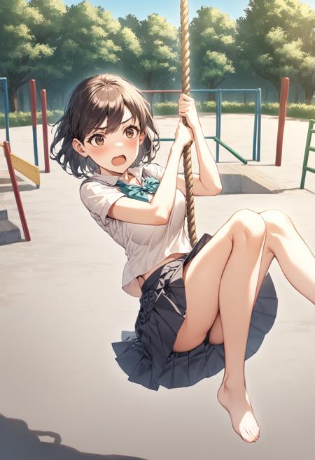 [SDXL&Pony] tarzan rope / ターザンロープ