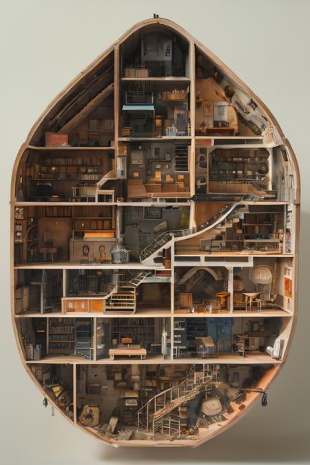 style of Cutaway view 242