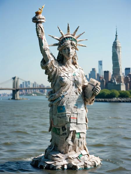 Papier Mache Style SDXL