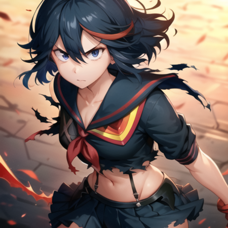 Matoi Ryuuko (Kill La Kill) LoRA版本MRyuukoV1 (ID: 7136)