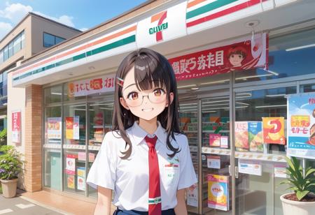 コンビニの外観7 PONY