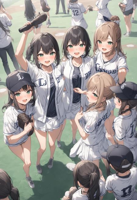 [SDXL&Pony]Saitama SEIBU Lions girl / 埼玉西武ライオンズ女子 / NPBユニフォーム