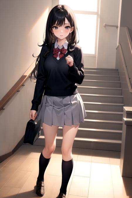 School stairs