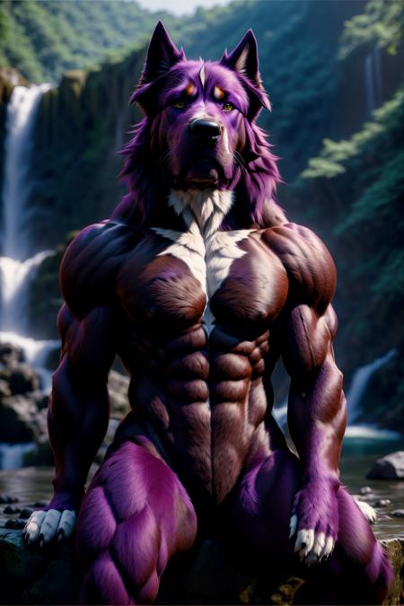 A Random Realistic Humanized Dog Character (realistic furry character)