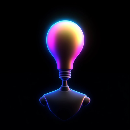 Flux LoRA Iridescent 3D Icons
