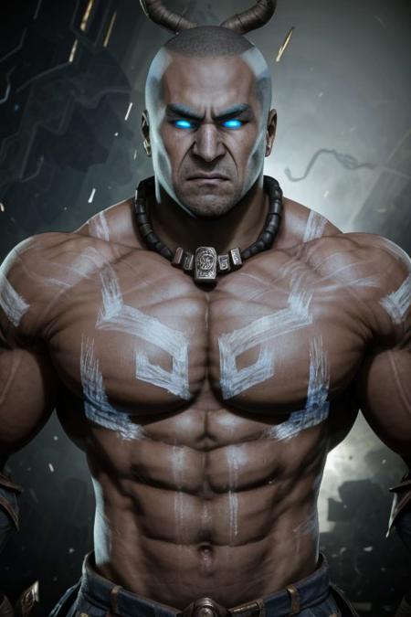 Kotal Kahn MK11 Bald Version