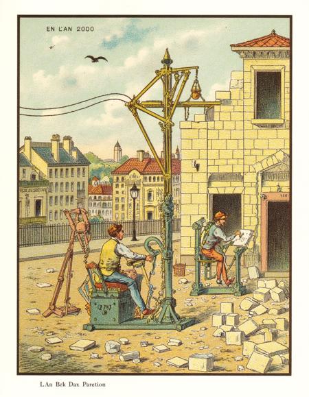 19th century retro futurism - Jean-Marc Côté Style