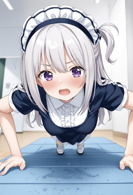 [Illust&XL&Pony] push-ups / 腕立て伏せ