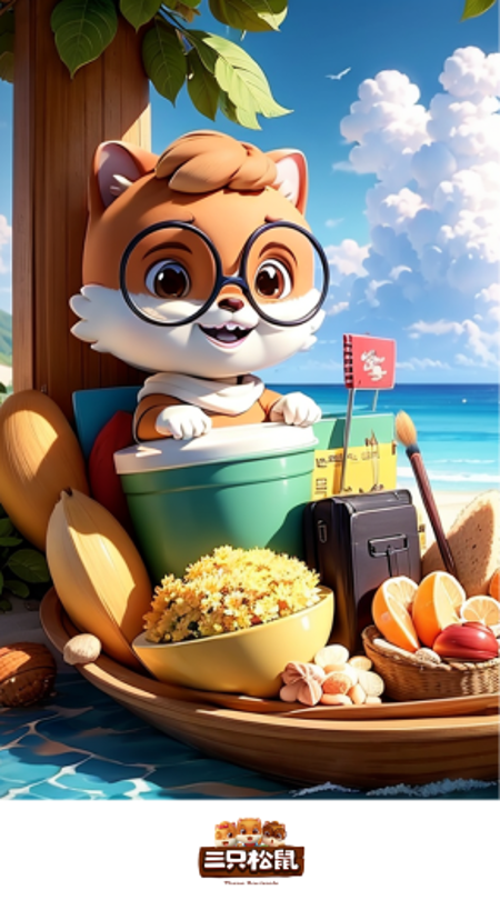 【三只松鼠】IP设计+3D电商场景版本v1.0 (ID: 352330)