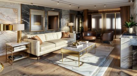 Luxurious livingroom interior