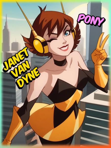 Janet Van Dyne (The Wasp) Marvel Series - PONY XL - COMMISSION by YeiyeiArt版本-PONY XL- (ID: 802901)