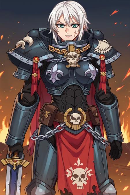 Warhammer 40K Adepta Sororitas Sister of Battle armor (Pony XL) - by EDG