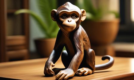 XL Realistic wood carving art style