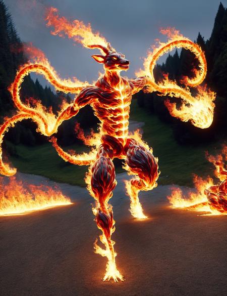 DonM - Another Made of Fire Style [SD1.5,SDXL]