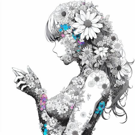 Flower Man 地獄楽_SD1.5Lines\Light Color