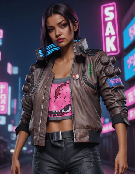 Cyberpunk Samurai Jacket SDXL
