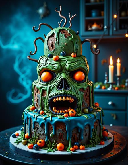 Creepy and eerie cakes flux