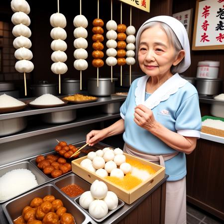 skewered rice dumpling shop