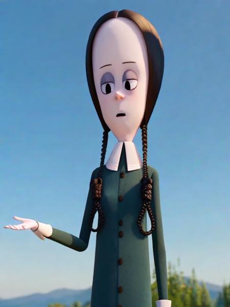 Wednesday Friday Addams ( The Addams Family ) (4 Outfits)