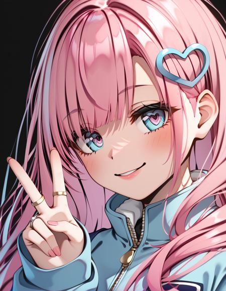 heart ring hair ornament:ハート型リングのヘアピンSDXL版本v1.0 (ID: 677922)