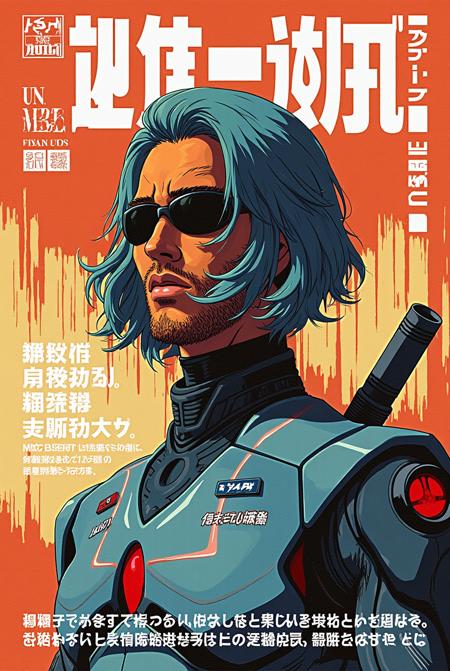 Japanese Graphic Art Style FLUX