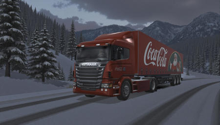 Scania Truck Coca Cola Christmas [Flux DoRa]