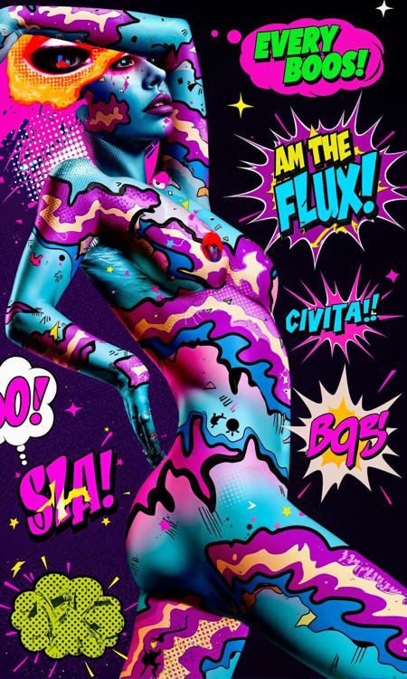 Comic Pop Art Skin [FLUX]