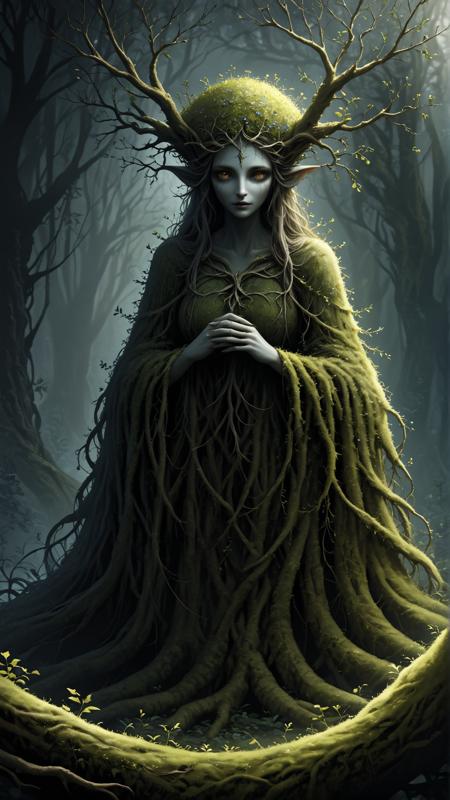 Dryad - Creature Concept - SDXL
