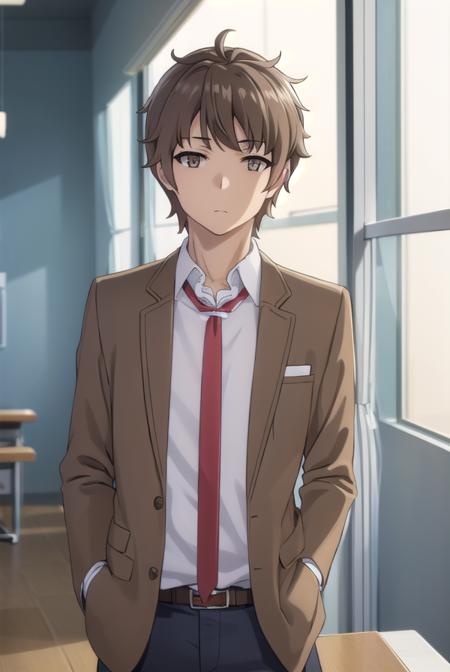 Sakuta Azusagawa (梓川 咲太) - Aobuta: Rascal Does Not Dream of Bunny Girl Senpai (青春ブタ野郎はバニーガール先輩の夢を見ない)