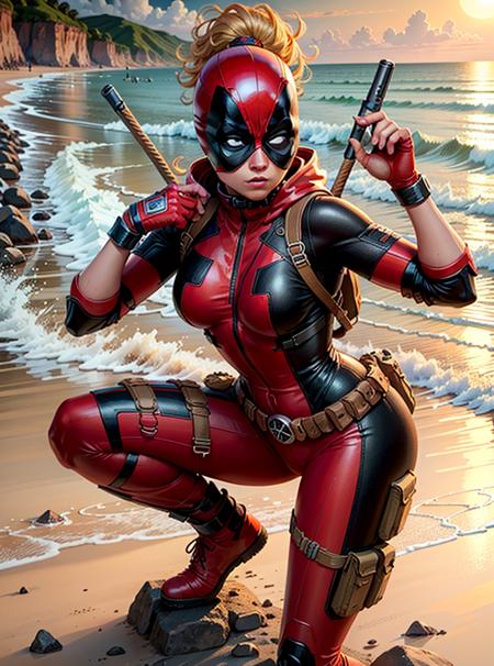 LadyPool (Marvel) by YeiyeiArt