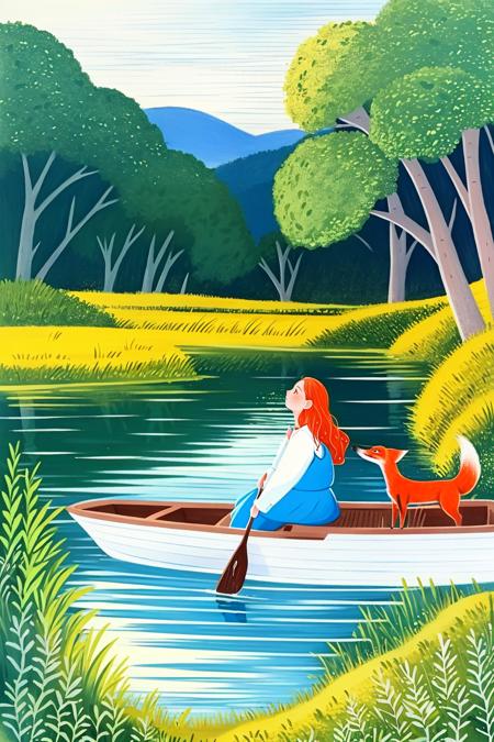 illustrations-summer flowers