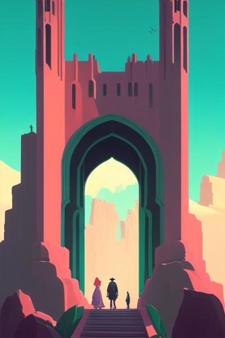 Monument Valley-ArtStyle LoRA