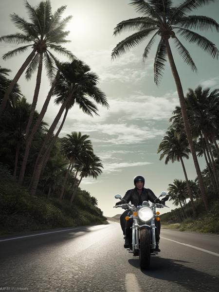 Third biker 360 degrees