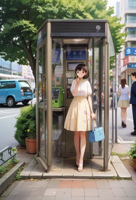 日本の公衆電話 Japanese public phone PONY