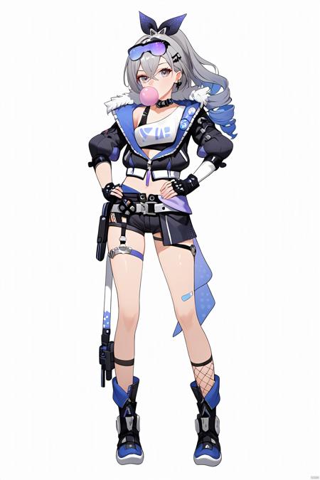 ( A3 | Pony | Kohaku) SDXL Lora-银狼-Silver Wolf-崩坏：星穹铁道 Honkai Star Rail-MIHOYO Collection 米家全家桶系列