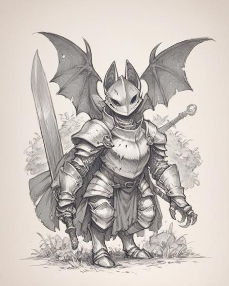 Fantasy Graphite Sketch [Illustration/\Pony]