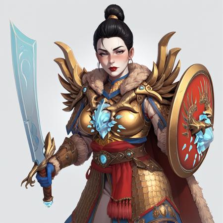 Naryska Leysa, The Golden Knight | Kislev (Total War Warhammer)版本V1 (ID: 685345)