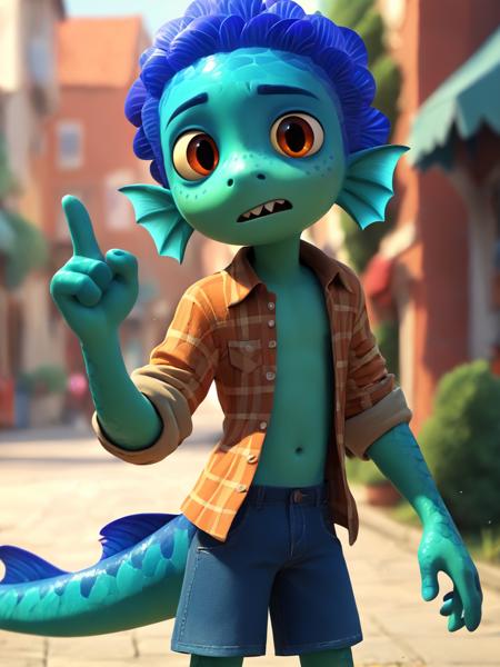 Luca Paguro monster form (Luca)版本v1.0 (ID: 699456)