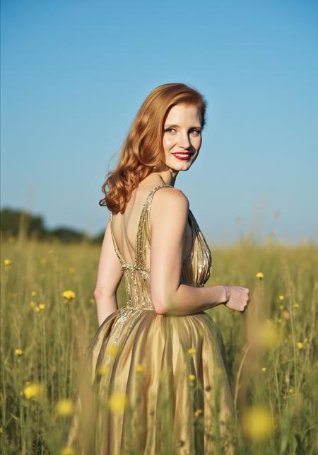 Jessica Chastain FLUX 1D