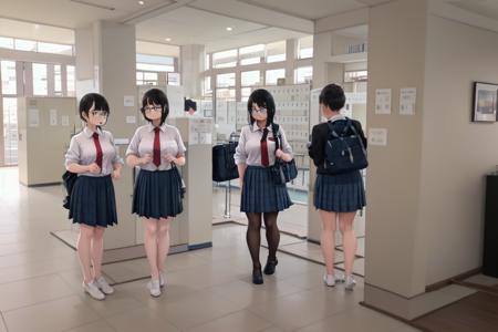 学校の下駄箱 / School shoelocker SD15