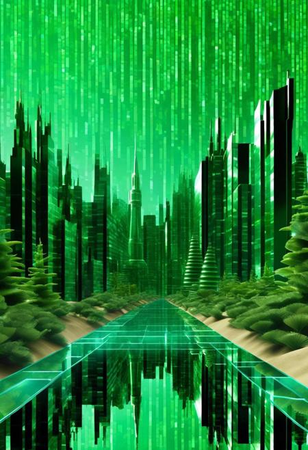 Code & Digital World Morph v2 [SDXL XL] by UOC版本v2.0 (ID: 674797)