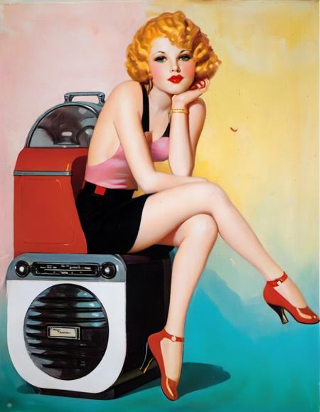 1930's Pin up - Enoch Bolles Style - SDXL 1.0