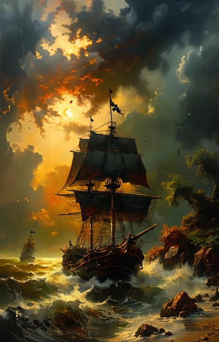 style of Andreas Achenbach [SDXL] 102