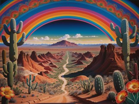 Psychedelic Landscape (Pony/PSDXL, SD1.5)