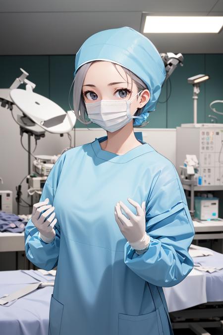 Surgeon Hands Up