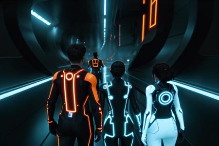 Tron Legacy Style - [Flux, SD1.5]