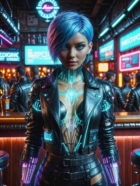Neon Cyberpunk FLUX, SDXL & SD1.5