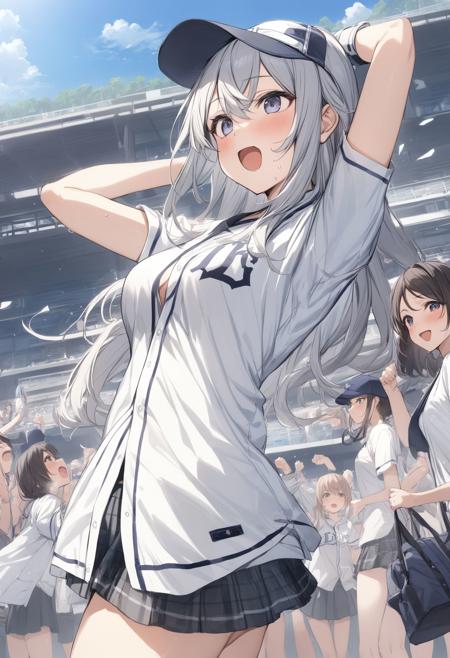 [SDXL&Pony]Saitama SEIBU Lions girl / 埼玉西武ライオンズ女子 / NPBユニフォーム