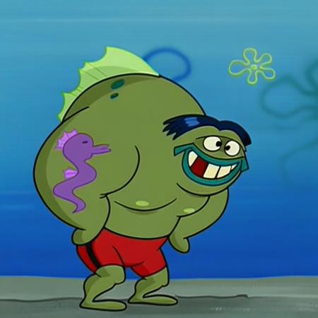 Spongebob - Green Thug Fish (Pony XL)版本v1.0 (ID: 492358)